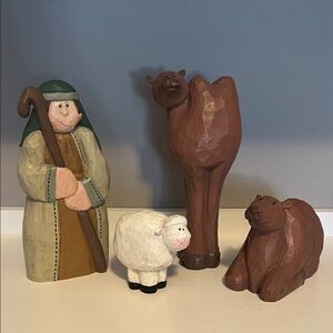 Eddie Walker - Midwest of Cannon Falls - Shepard with Camels and Sheep